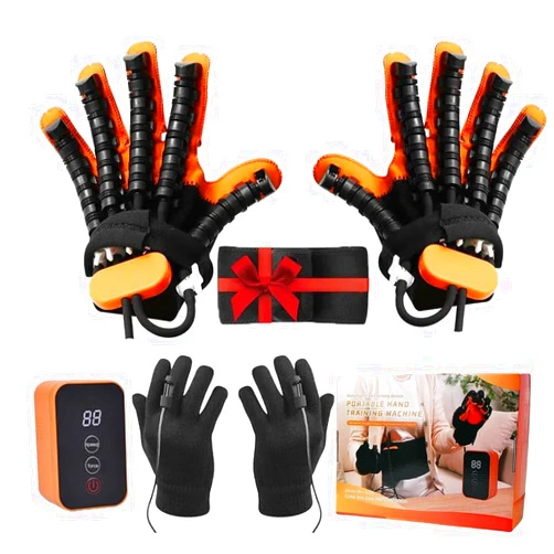 Hocozyme Left+Right Rehabilitation Robot Gloves - Both Hands, Robot Hand Gloves for Stroke Rehab Therapy Equipment