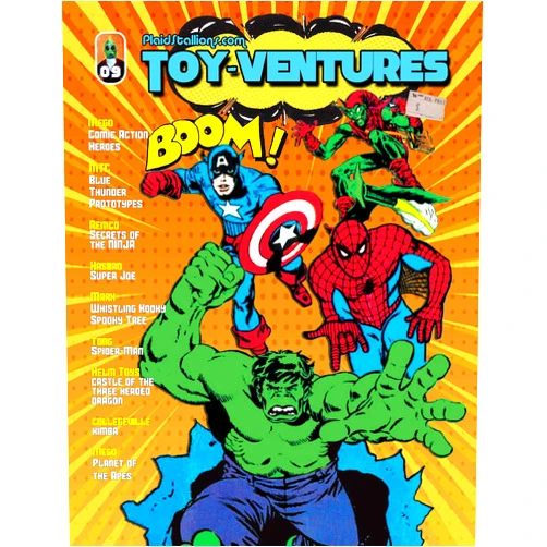 By Brian Heiler (Author, Illustrator), Joseph Hand (Author), Ray Castile (Author), Chance Priest (Author), Vincent Cerbone (Author), Steve Stovall (Author), rob chatlin (Editor), Michelle Larcher (Editor), Corey LeChat (Editor) & 5 more Toy-Ventures Magazine Issue 9 Mego Superheroes