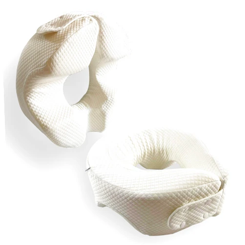 LittleJimmy Breathe Easy Face Down Pillow - Comfortable Stomach Sleeper Pillow for Prone Sleeping - Adjustable Headrest Pillow - Ideal for Contoured Post-Eye Surgery Support (Firm Version)