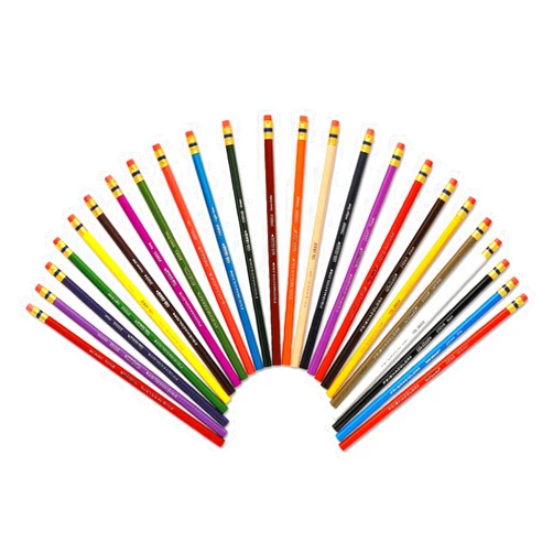 Prismacolor 20517 Col-Erase Colored Woodcase Pencils, 24 Assorted Colors/Set