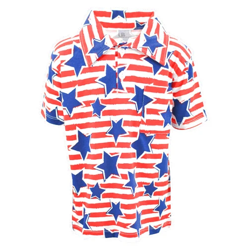 Unique Baby Short Sleeve Collared Boys Polo Shirt, Toddler Kids Polo Shirts
