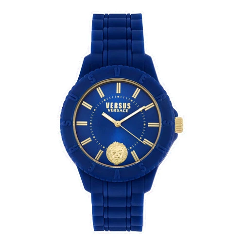 Versus Versace Tokyo Silicone Lion Collection Luxury Mens Watch Timepiece
