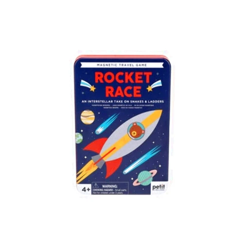 Petit Collage Rocket Race Magnetic Travel Game