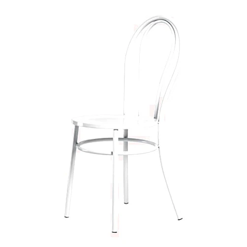 N\D Custom Nordic Iron Art backrest Dining Chair Modern Minimalist Home Chair Makeup Chair Restaurant Lounge Chair Coffee Shop Light Luxury Chair (White)