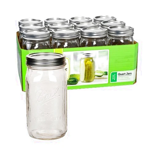 Ball Quart Jar, Wide Mouth, Set of 12 (Pack of 2)