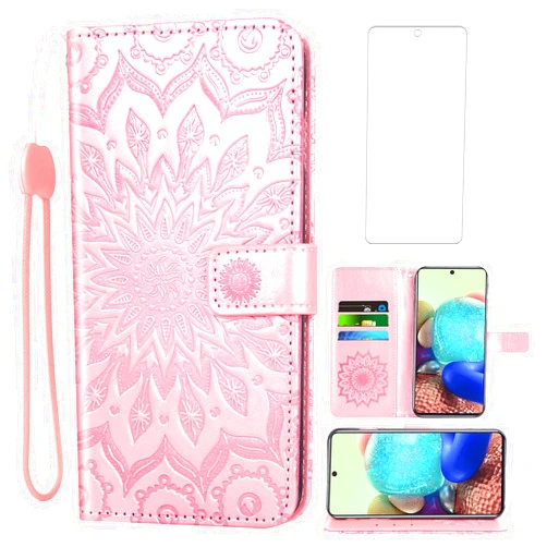 Asuwish Phone Case for Samsung Galaxy S20 FE Gaxaly S 20 FE 5G UW 6.5 inch Wallet Cases with Tempered Glass Screen Protector Slim Flip Cover Card Holder Glaxay S20FE5G S20FE 20S Fan Edition 4G G5 Rose Gold