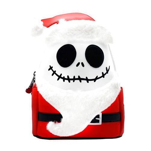 Loungefly x Disney Nightmare Before Christmas Santa Jack Cosplay Mini Backpack