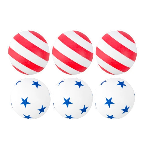 STIGA Regulation Size and Weight Ping Pong Balls - Custom Themed Sets - Includes Emoji, Sports, Multi-Colored, Patriotic, and Smash Talk Table Tennis Balls