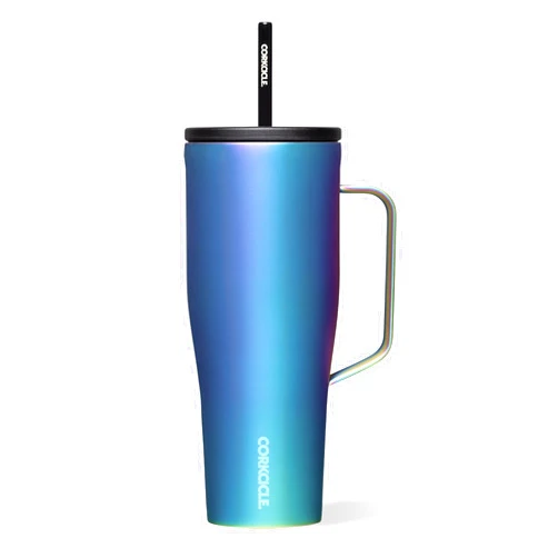 Corkcicle Cold Cup XL - Insulated Tumbler with Handle - Keeps Drinks Cold 12 Hours - Triple-Insulated - Spill-Proof Lid - Summer Drinkware Gift - Keeps Drinks Ice Cold - 30 oz - Dragonfly