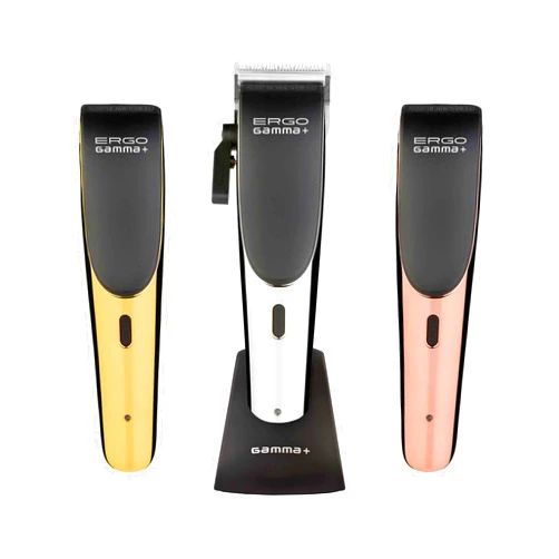 GAMMA+ XErgo Professional Hair Clipper and Ergo Professional Hair Clipper with Microchipped Magnetic Motors