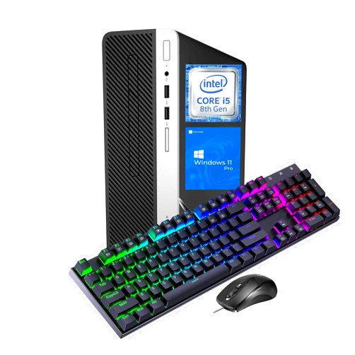 HP ProDesk 400 G6 SFF Desktop Computer Business Desktop PC, Core i5-9500 2.2GHz, 16 GB RAM, 1 TB SSD, Keyboard & Mouse, Windows 11 Pro 64-bit (Renewed)