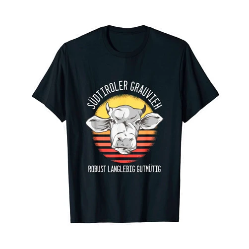 Nordtirol Westtirol Südtirol Rind Osttirol Kühe Tyrolean farmer South Tyrolean cow grey livestock Tyrol cattle gift T-Shirt