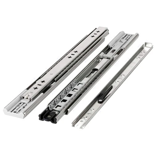 TAIBANG 1 Pair Drawer Slides Runners 12-32in,Ball Slide Full Extension Slides, Load 120kg Side Mount for Office Kitchen Silent Drawer Slides,Width 53 Mm(350Mm(14 Inch))