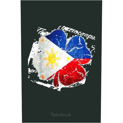By Curtis Edwards (Author) Irish Filipino Flag Shamrock St Patricks Day Notebook: American Flag 4th of July USA Patriotic, Journal 6 x 9, 110 Page Blank Lined Paperback Journal/Notebook