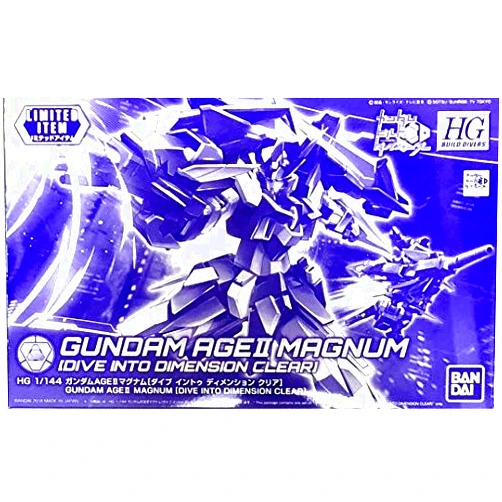BANDAI HG 1/144 Gundam Age Ⅱ Magnum [Dive into Dimension Clear] Model kit