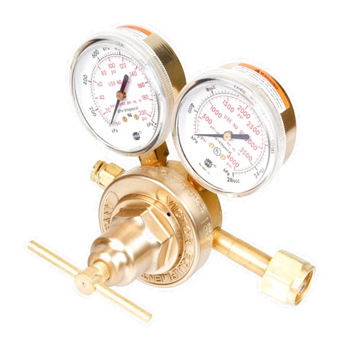 ESAB Victor Technologies 0781-2341 SR-350D-540 Heavy/Medium Single Stage Oxygen Regulator, 5-125 psig Delivery Range, CGA 540 Inlet Connection