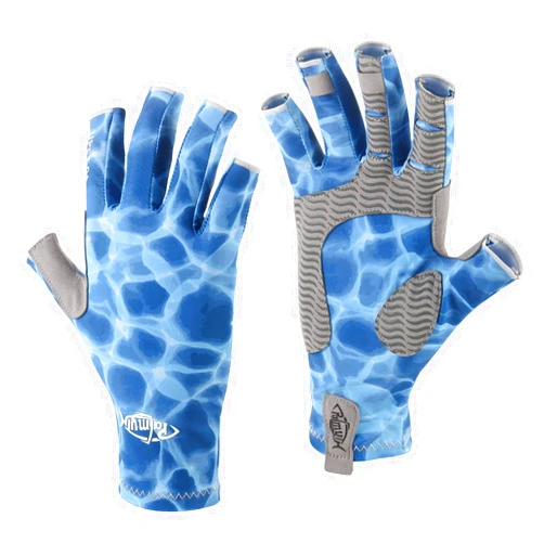 Palmyth UV Protection Fishing Fingerless Gloves UPF50+ Sun Gloves Men Women for Kayaking, Hiking, Paddling, Driving, Canoeing, Rowing