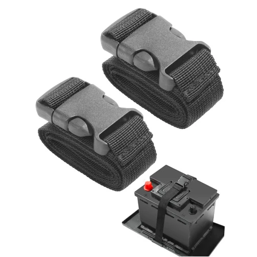 AOCISKA 2Pcs 39 Inch Battery Strap with Buckle,Battery Tie Down Strap,Battery Box Strap,Quick-Release Polypropylene Webbing Strap,Safely Secures Your Battery Box,Battery Straps for Car Truck Boat