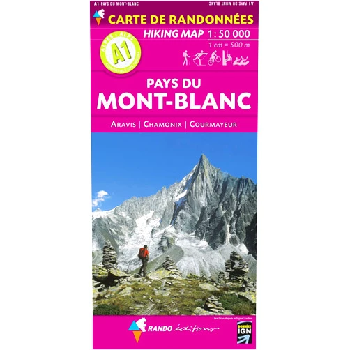 Rando Pays Du Mont-Blanc 1:50K (Hiking Map) (French Edition)