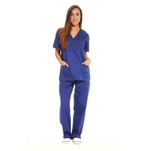 Just Love Women's Six Pocket Medical Scrubs Set (V-Neck with Cargo Pant)