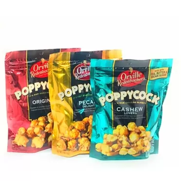 Poppycock Orville Redenbacher Poppycock Variety Pack of Original, Pecan Delight, and Cashew Lovers, 7 oz Each