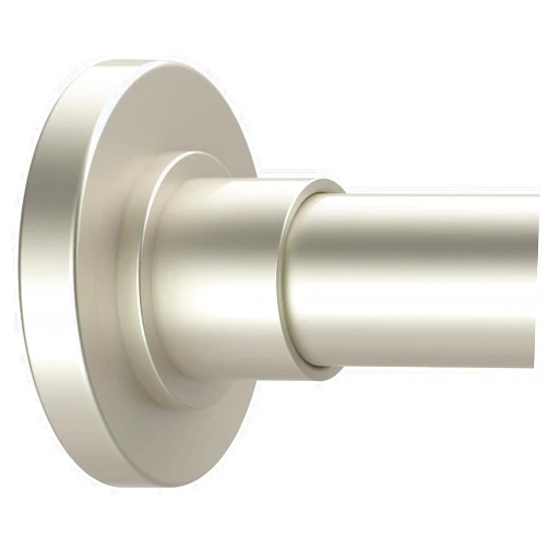 GXOACKJ Brushed Nickel Shower Curtain Rods - 31-80 Inch Sping Tension Shower Rods for Bathroom, Adjustable, No Drilling, No Rust, Stainless Steel