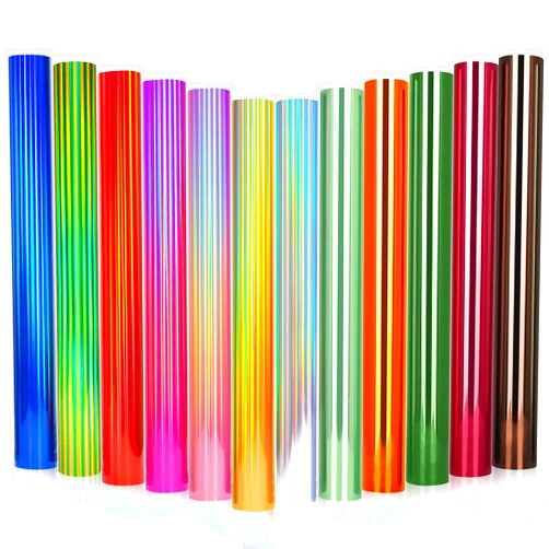 GIRAFVINYL Holographic HTV Vinyl,Holographic Heat Transfer Vinyl - 12