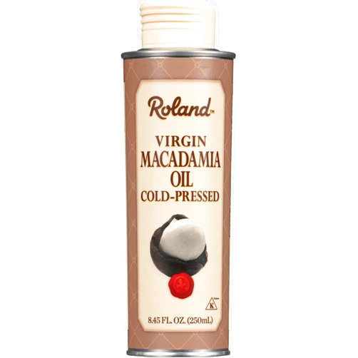 Roland Foods Virgin Macadamia Oil, Cold Pressed, Specialty Imported Food, 8.45 Fl Oz Can