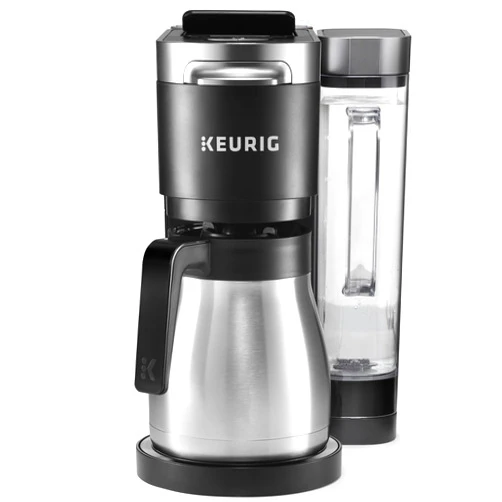 Keurig K-Duo Plus Single Serve & Carafe Coffee Maker, Multi-Position 60oz Removable Reservoir, Programmable Auto Brew Carafe, Black