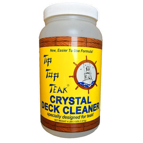 Tip Top Teak Crystal Deck Cleaner, Teak Cleaner, Furniture Cleaner, Essential Boat Accessories, 64 fl. oz.