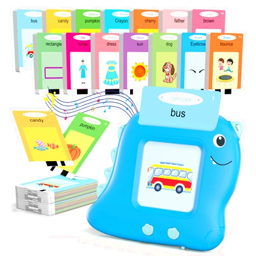 ZPSO Toddler Kids Talking Flash Cards with 224 Sight Words, Speech Therapy Autism Sensory Toys, Educational Learning Talking Toys for 1 2 3 4 5 Year Old Boys and Girls Preschool Children Gifts