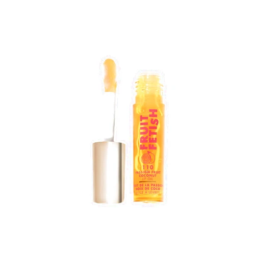 Milani Fruit Fetish Lip Oil with Vitamin E for Instant Hydration, Fruit Extract Infused Lip Treatment and Moisturizing Lip Gloss - Passionfruit Coconut
