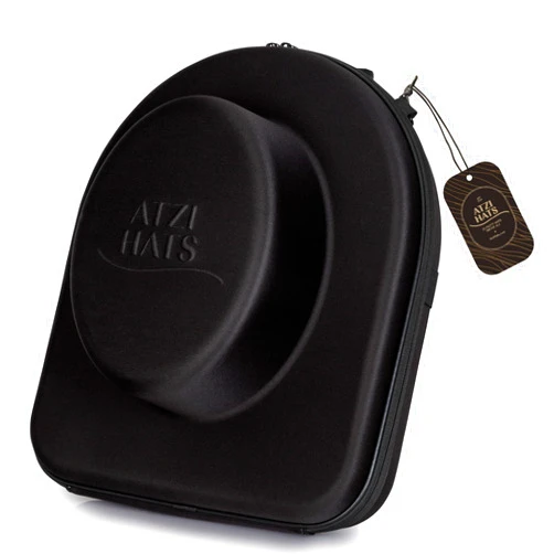 Atzi Hats Hat Case for Travel Hat Box Hat Storage Fedora Hat Box Organizer Travel Hat Bag Panama Hats Mens Carrier Crush-Proof Luggage