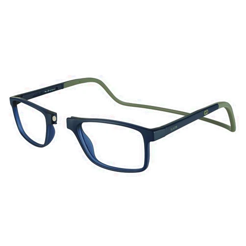 Clic Magnetic Reading Glasses for Men or Women, Soft Foldable Band, Computer Readers, Barat (S-XL)
