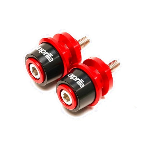 KENSG Cycling Accessories for Aprilia RS660 Tuono 660 2020 2021 021 New Motorcycle CNC Aluminum Swingarm Spools Stand Screws Slider Motorcycle Parts (Color : X Red)