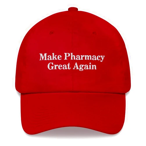ModernMerchOutlet Make Pharmacy Great Again Funny Pharmacy Pharmacist Pharmacy Technician Adjustable Hat