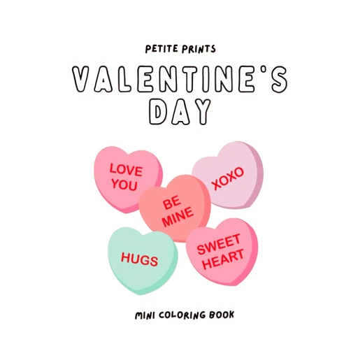 Mimi & Coco Valentine's Day: Mini Coloring Book (Petite Prints: Mini Coloring Books)