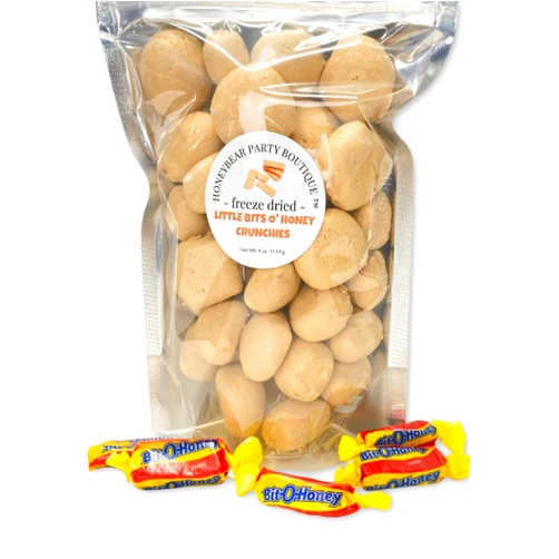 Honeybear Party Boutique Freeze Dried Candy Bit O' Honey (4 OZ Bag) - Shipped in a Box