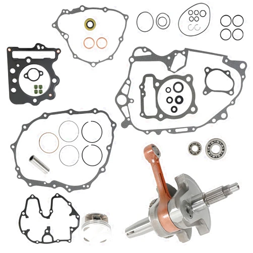 Silscvtt Crankshaft Engine Piston Gasket Kit Replacement for Honda Sportrax 400 TRX400EX 1999-2004 13000-MBV-730 13101-KCY-670 13011-KCY-670
