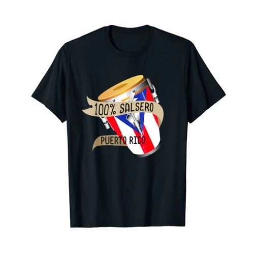 Boricua Salsa souvenir Co. Gift Tee Salsa de Puerto Rico Shirt, Salsero De Puerto Rico Camiseta T-Shirt