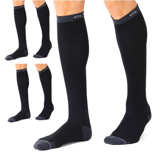 CS CELERSPORT 3 Pairs Compression Socks 20-30mmHg for Men Running Athletic Support Socks