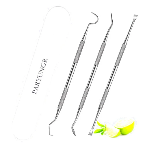 PARYUNGR Dental Tools, Professional Teeth Cleaning Oral Care Hygiene Kit, Stainless Steel Dental Pick Tooth Scraper Tartar Plaque Remover for Dentist, Personal, Pet Use with Storage Box