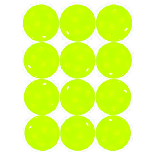 Jugs Sports Pickleballs, Vision Enhanced Green, 1 Dozen
