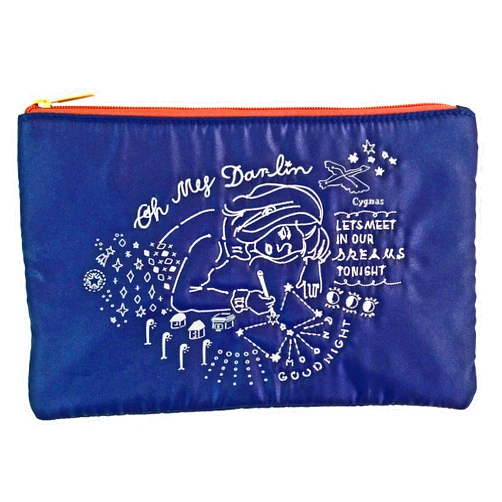 Eleu nani Lapule [ereu Cock ra-pure] AMT Embroidered Multi Pouch - -