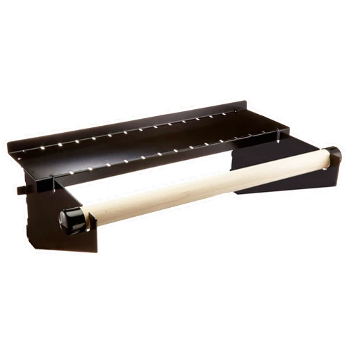 Wall Control Paper Towel Holder and Dowel Rod Pegboard Shelf Assembly for Wall Control Pegboard and Slotted Tool Board - Black