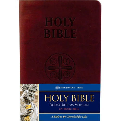 (D-R) Douay-Rheims Bible (Burgundy Premium UltraSoft): Standard Print Size