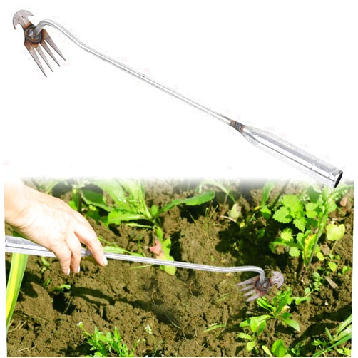 Lalago 2023 New Weeding Artifact Uprooting Weeding Tool for Yard,16in Long Handle Weeding Labor-Saving Tool,Manganese Steel Weed Puller (15.7 in)
