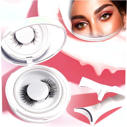 Skeayid The Best Magnetic Eyelashes - Your Trusted Magnetic Lashes, Sandwich Lashes Magnetic Without Eyeliner No Glue, Natural Look Waterproof Magnetic Eyelashes with Applicator (Fuller)