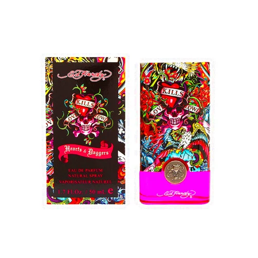 Ed Hardy Christian Audigier Hearts and Daggers Eau De Parfum Spray for Women, 1.7 Ounce