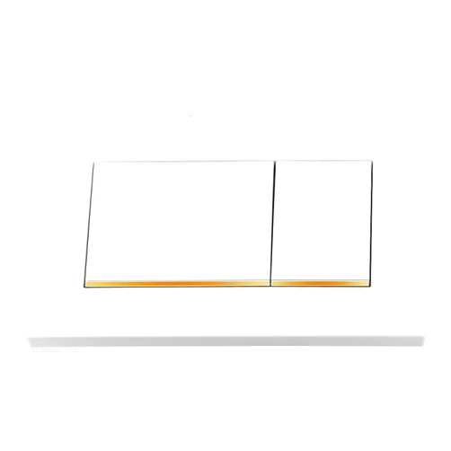 PuritySage Dual Flush Wall Hung Toilets Water Tank Flush Plate,Compatible with Geberit Sigma 30-115.883.KK.1,Toilet Replacement Part with Easy Installation and Save Water(White-G)